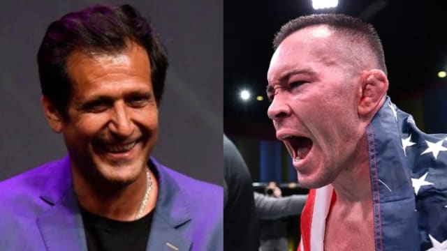 MMA coach Ray Longo and former interim UFC champion Colby Covington.